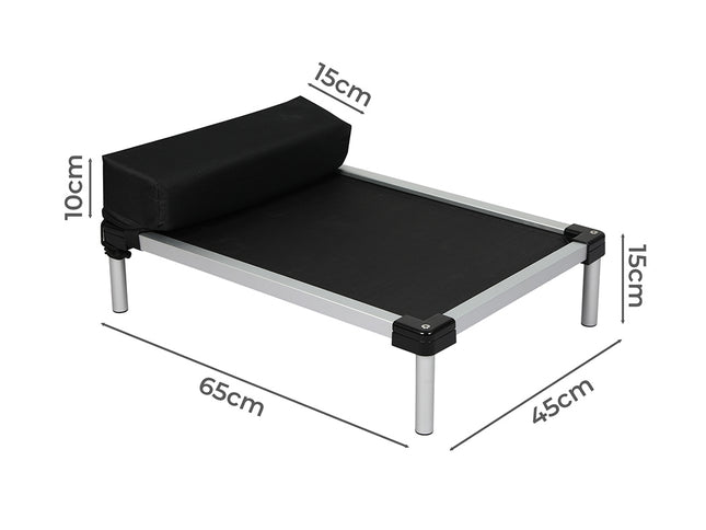 PaWz Pet Trampoline Aluminium Frame M Black Medium-1864184558489047042