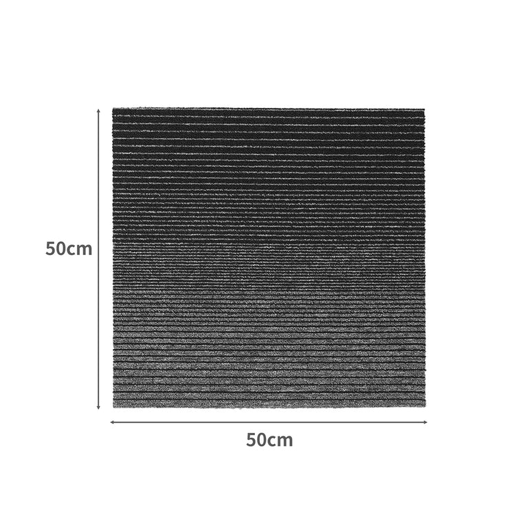 Marlow 20x Carpet Tiles 5m2 Box Heavy Black-2006733159995150338