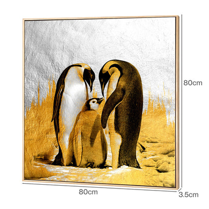 Yezi Modern Wall Art Canvas Abstract 80×80cm Framed Artwork Home Office Decor-2050059007770628098