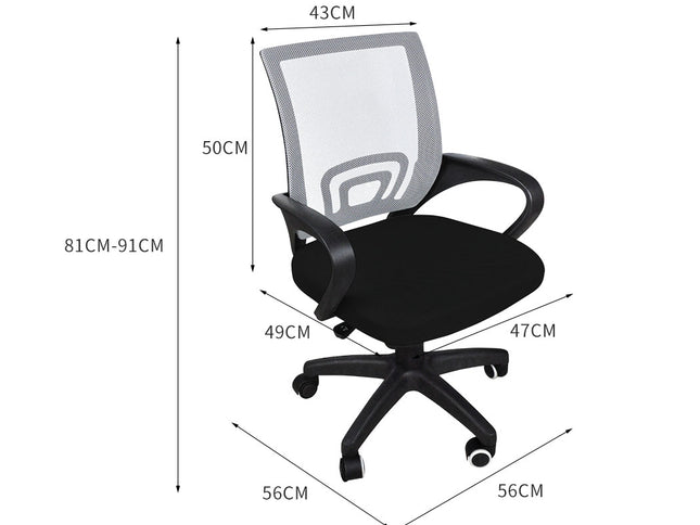 Levede Office Chair Gaming Computer Grey-1975420511223681026