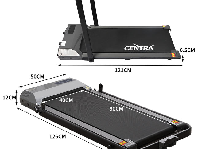Centra Electric Treadmill Under Desk Grey-1975420408178020354