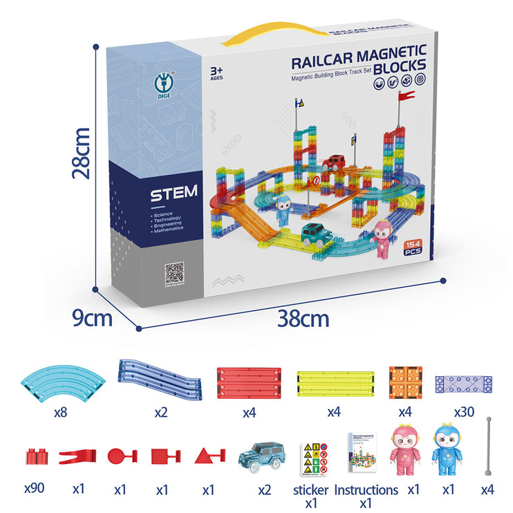 Kids Magnetic Tiles Blocks-1975420380164263938