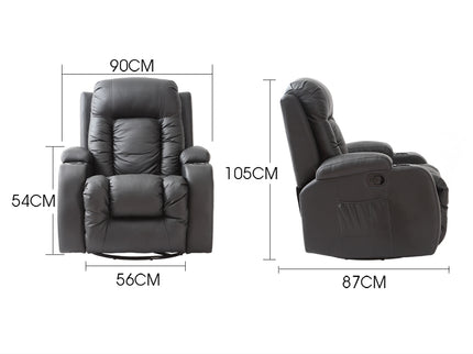 Levede Massage Sofa Chair Recliner 360-1864184459448946690