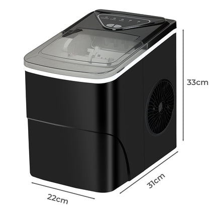 Spector Portable Ice Maker Machine Ice Cube Tray 15kg Bar Countertop Self Clean-2065254291194646530