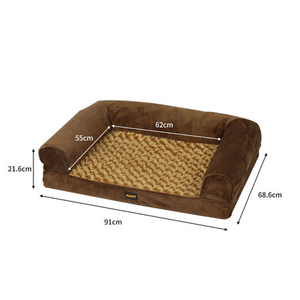 PaWz Pet Bed Sofa Dog Bedding Soft Warm L-1973193489378316290