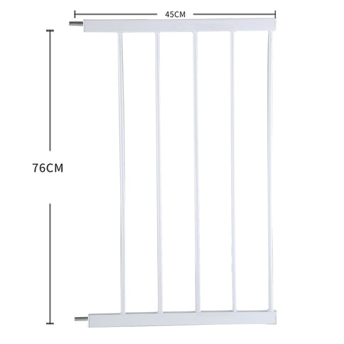 Levede Baby Safety Gate Adjustable Pet White 45cm Extension-1910113188360359938