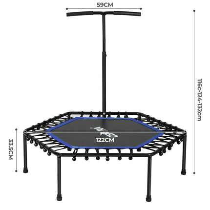 Centra 48" Mini Trampoline with Bungees-1975420346333007874