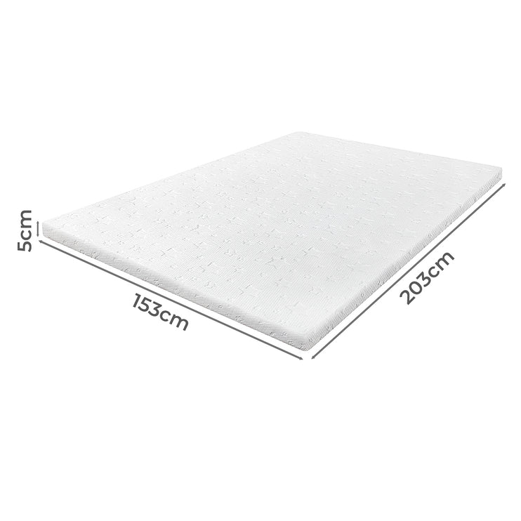 Dreamz Memory Foam Mattress Topper King Single 5cm-2017004948172181506