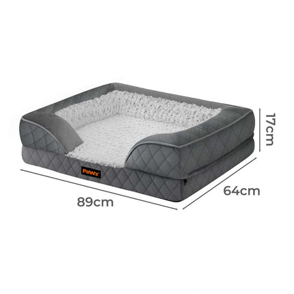 Pawz Orthopedic Memory Foam Pet Bed Dog Washable Mat-2029387308742086658