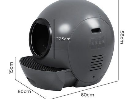 Pawz Smart Cat Litter Box Self-Cleaning Enclosed-1910112218037489666