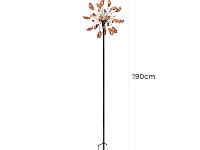 Garden Windmill Solar Light Wind Spinner-1973193789916975106
