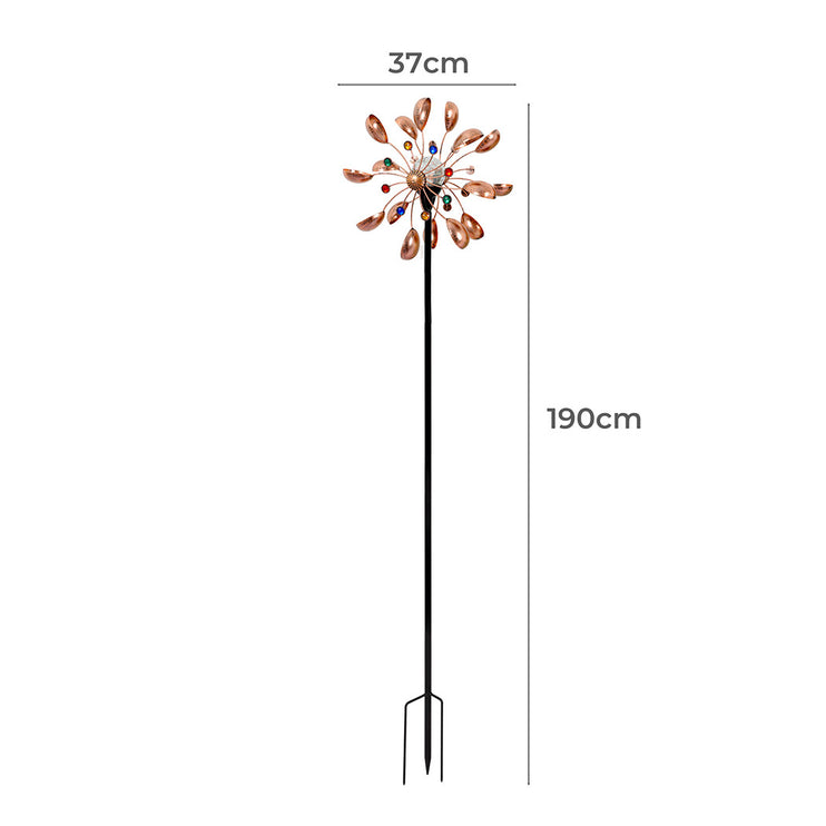 Garden Windmill Solar Light Wind Spinner-1973193789916975106