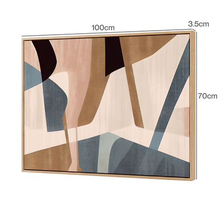 Yezi  Wall Art Canvas Modern Abstract 70×100cm Framed Artwork Home Office Decor-2050059006847881218