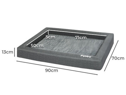 PaWz Memory Foam Pet Bed Calming Dog L Large-1864184545683836930