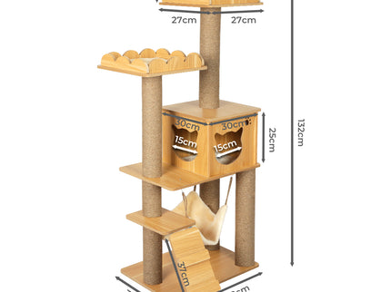 PaWz Cat Tree Scratching Post Scratcher-1864184536561225730