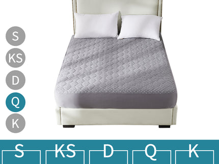 Dreamz Mattress Protector Topper Bamboo Queen-1864184407183724546
