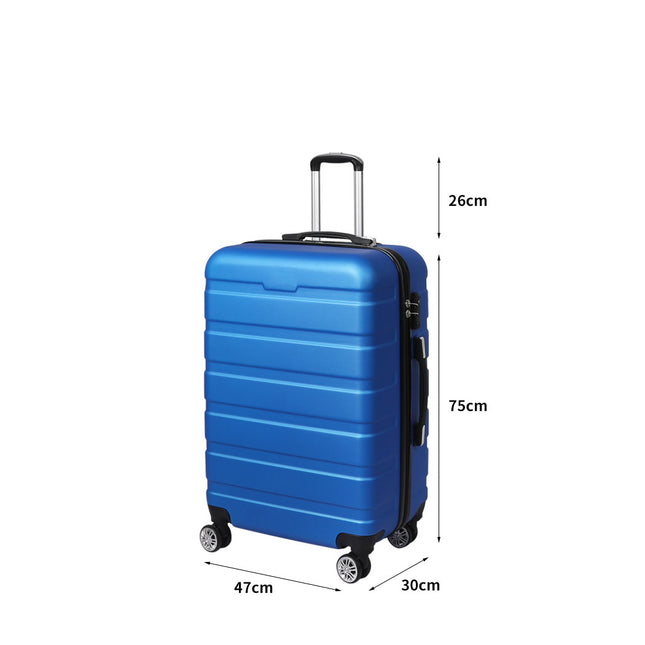 Slimbridge 28"Luggage Case Suitcase Blue 28 inch-1954802815159373826