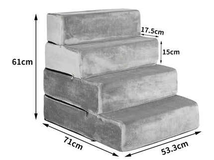 PaWz Pet Stair 4 Step Ramp Portable XX-Large-1864184495863894018