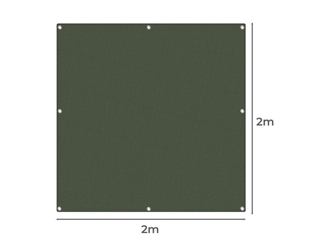 Polyester Canvas Tarp Tarpaulin Sun 2x2 Meter-2018816671220895746