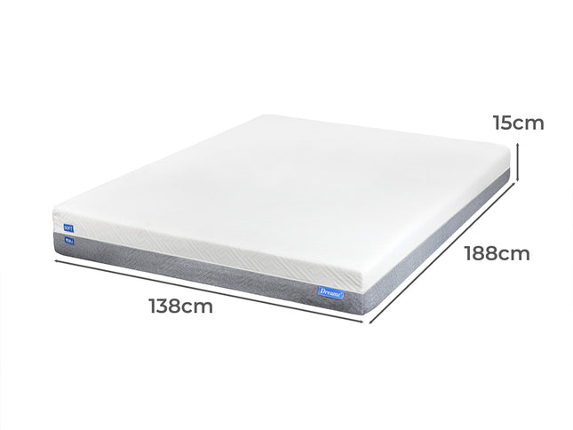 Dreamz Double Mattress Gel Memory Foam-1973193973656850434