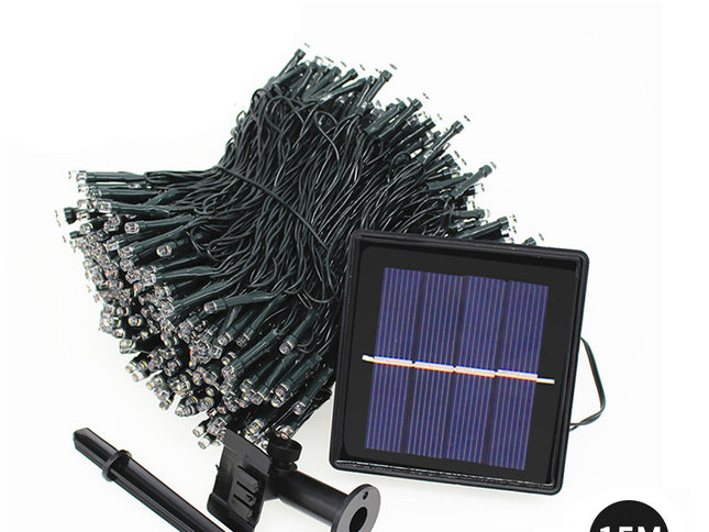 15M Solar Powered Fairy String Lights-1864184474376474626