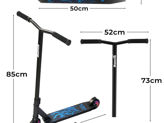 Monvelo 360� Freestyle Stunt Scooter for Kids Adults-2006732791898836994