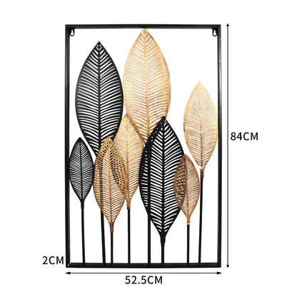 Large Metal Wall Art Leaf Tree Of Life-1954803004486062082