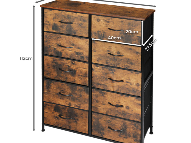 Levede Storage Cabinet Tower Chest King Single-1973194081303662594