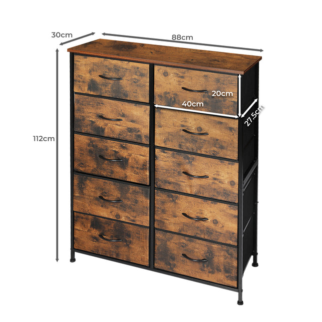 Levede Storage Cabinet Tower Chest King Single-1973194081303662594