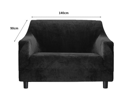 Marlow Sofa Covers 1 Seater High Stretch Black-1927582207212392450