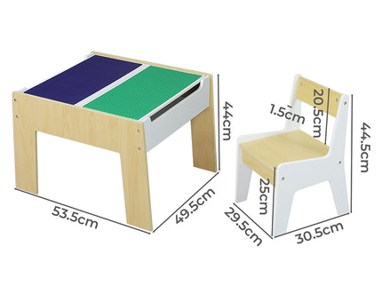 BoPeep Kids Table And Chairs Lego Building-1864184327483559938