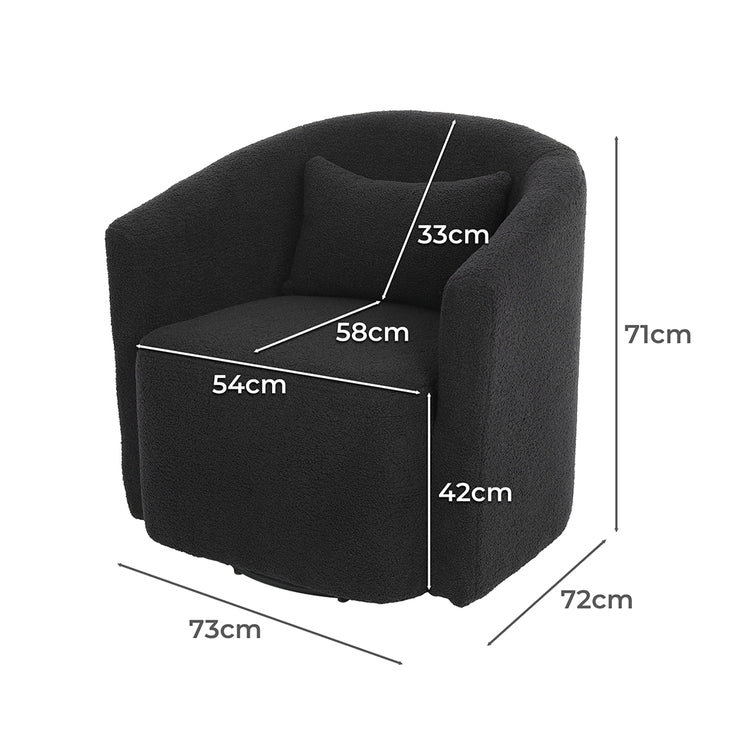 Levede Fleece Rocking Chair-1973193439608705026