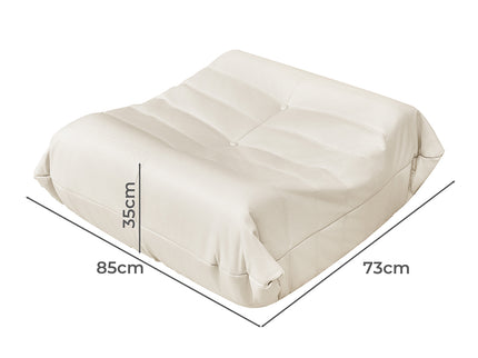 Levede Floor Ottoman Caterpillar Sofa-1864184586641215490