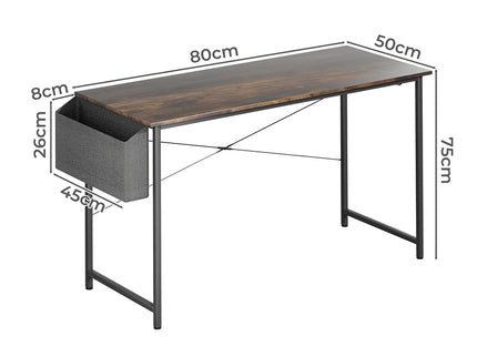 Levede Computer Desk Study Table Storage 80cm-1910112203785244674