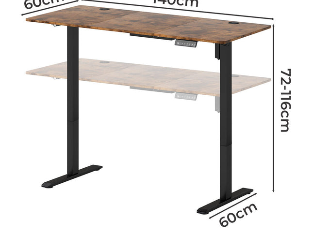 Levede Electric Standing Desk Height Adjustable 140cm-2006733411502395394