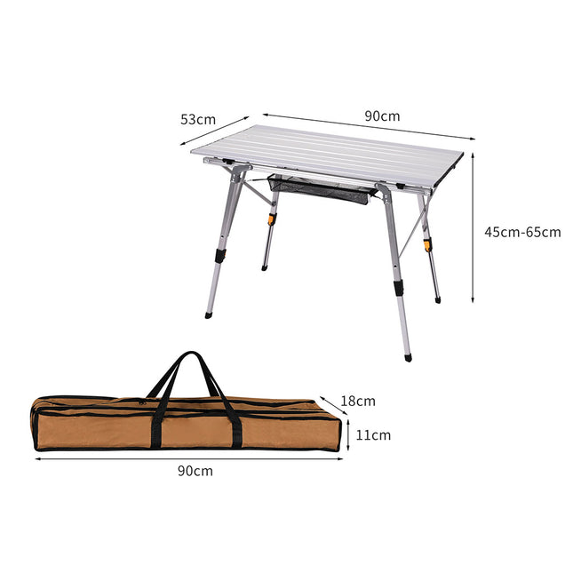 Levede Camping Table Roll Up Folding-1975420368927723522