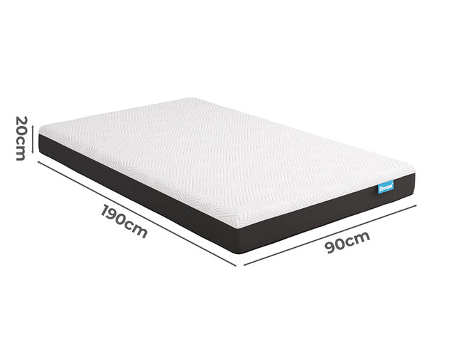 Dreamz Mattress Gel Memory Breathable Single-1975420384106909698