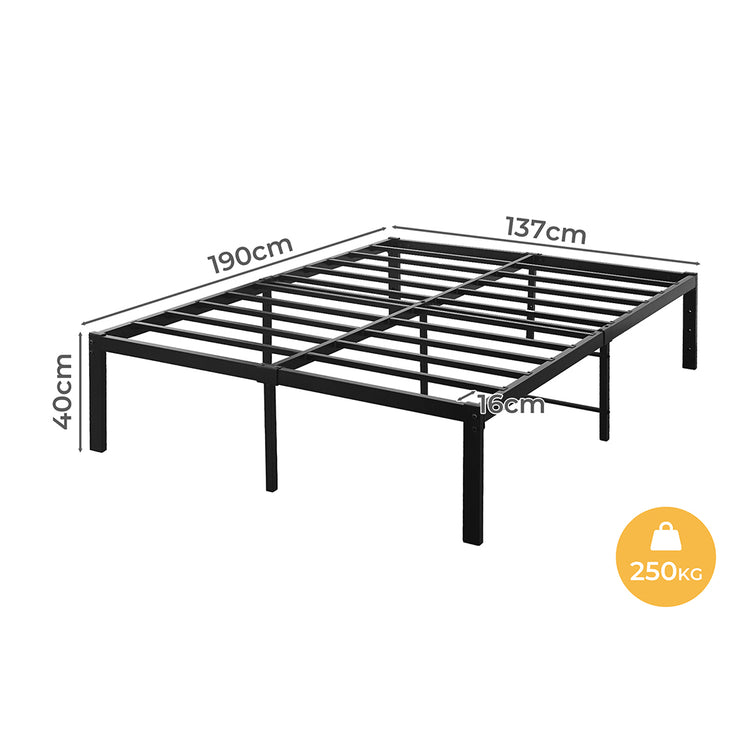 Levede Metal Bed Frame Heavy Duty Storage Space-1975420385549750274