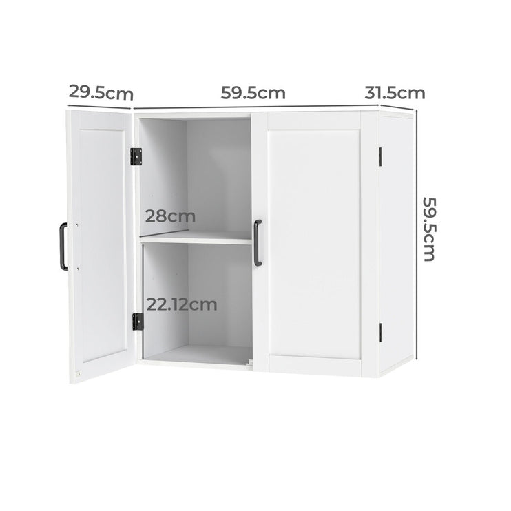 Levede Wall Cabinet Hanging Mounted Kitchen Cupboard-2011971107346845698