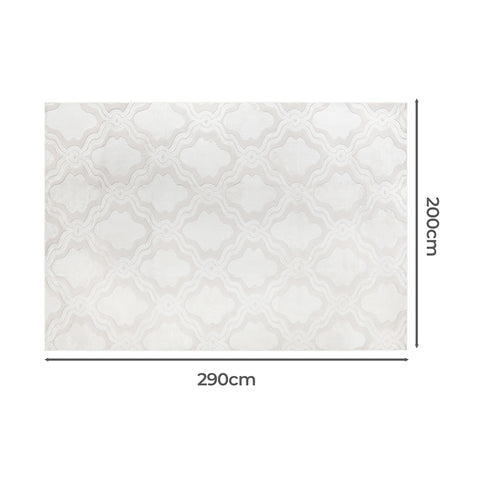 Marlow Floor Rugs Soft Shaggy 10mm Pile 200x290-1910112212404539394