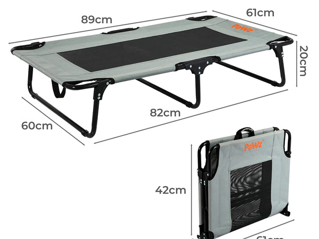 Pawz Pet Elevated Bed Dog Raised Trampoline Foldable Large M Size-2018816751361462274