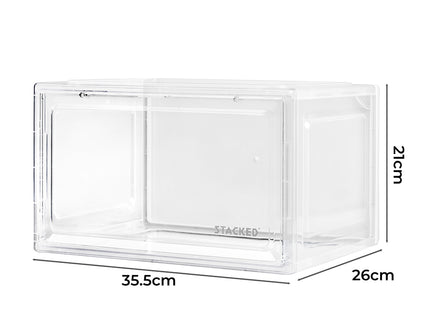 Stacked Shoe Box Acrylic Sneaker Display 1PC Clear-1864184606782263298