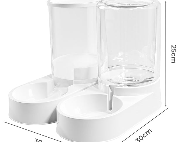 Pawz Automatic Pet Feeder Water Dispenser Set 3.2L-2006733420155244546