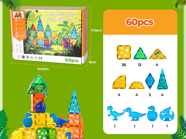 Bopeep Kids Magnetic Tiles Blocks-1954802417971367938
