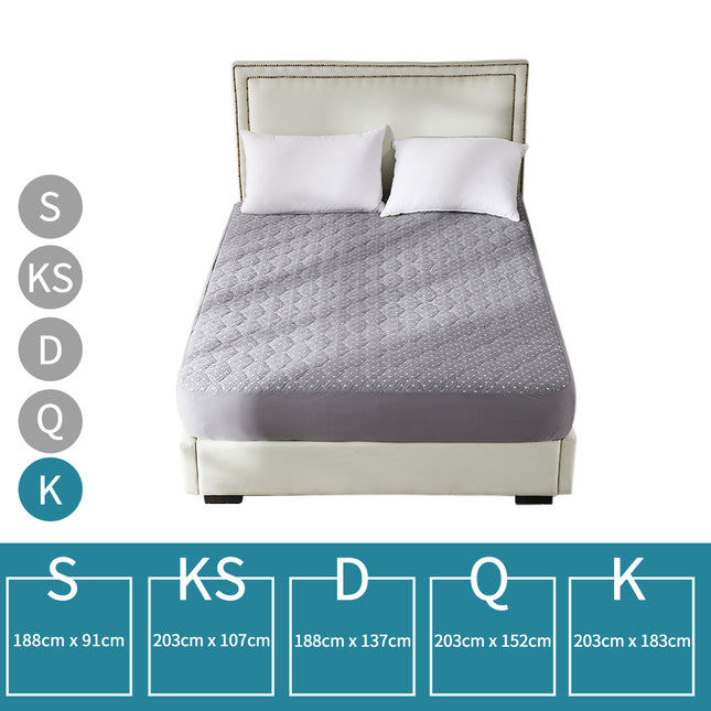 Dreamz Mattress Protector Topper Bamboo King-1975420424837795842