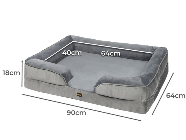 PaWz Memory Foam Pet Sofa Bed Cushion L Large-1975420393896415234