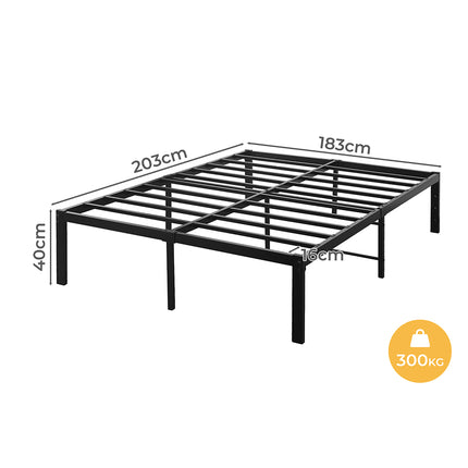 Levede Metal Bed Frame Heavy Duty Storage Space-1975420385725911042