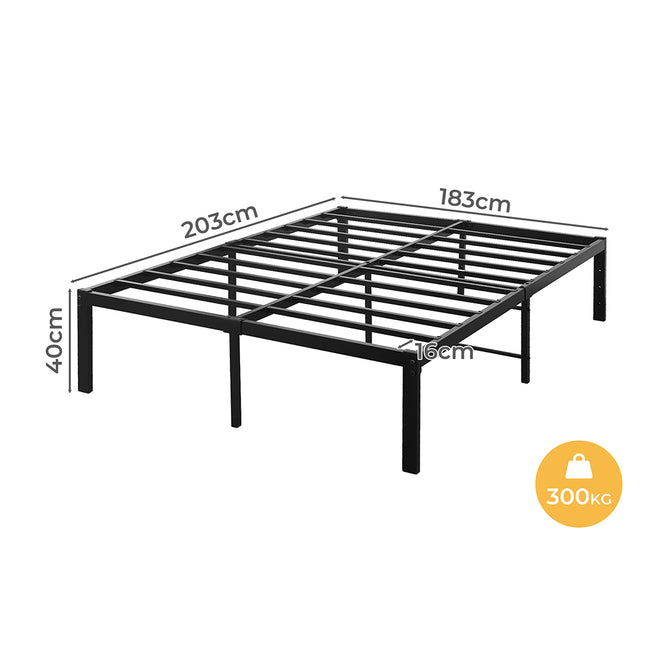 Levede Metal Bed Frame Heavy Duty Storage Space-1975420385725911042