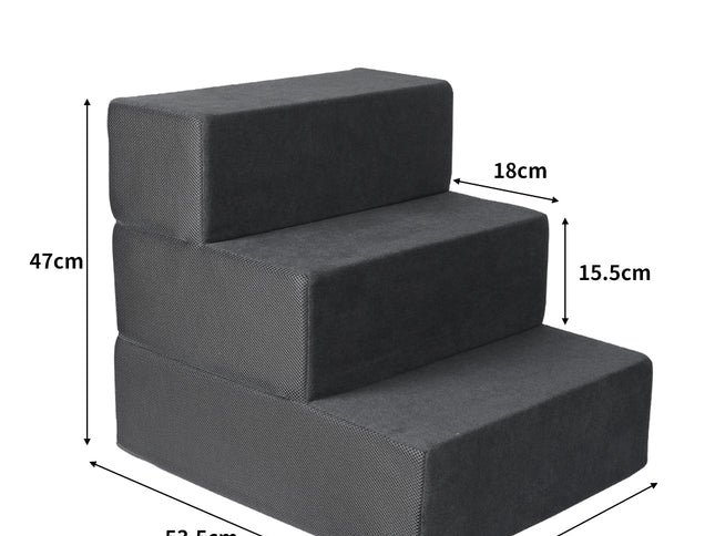 PaWz Multi-steps Dog Ramps For High Double 9KG-1973193639853166594