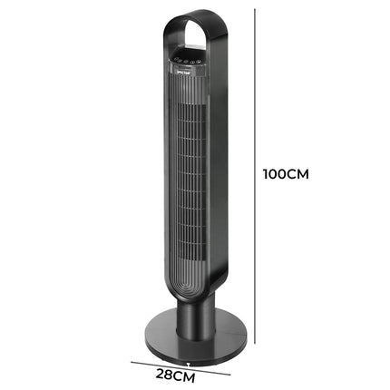 Spector Portable Bladeless Tower Fan Black-1973193856157618178